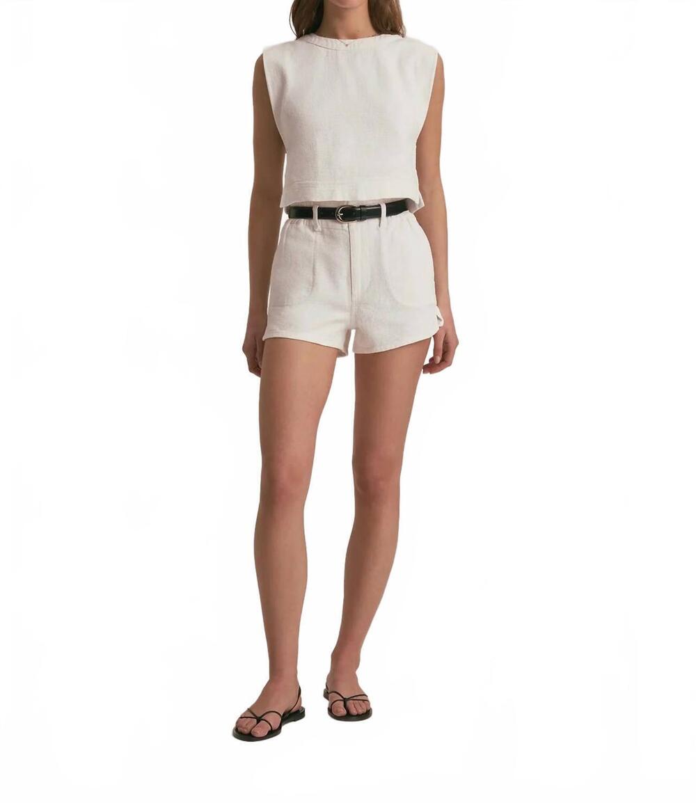 NEW FAVORITE DAUGHTER the arlo top in white